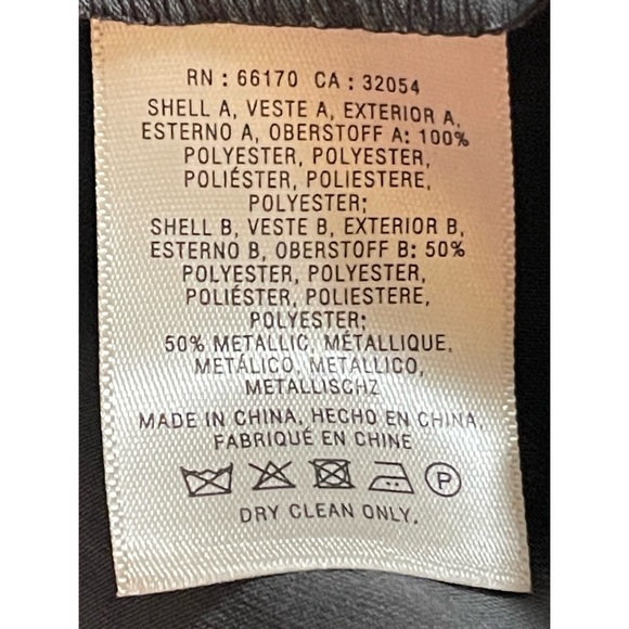 Anthropologie Maeve Metallic Silver Skirted Pants NWT Size 6 (Small) - Picture 9 of 13